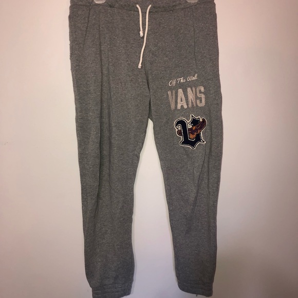 vans and sweatpants